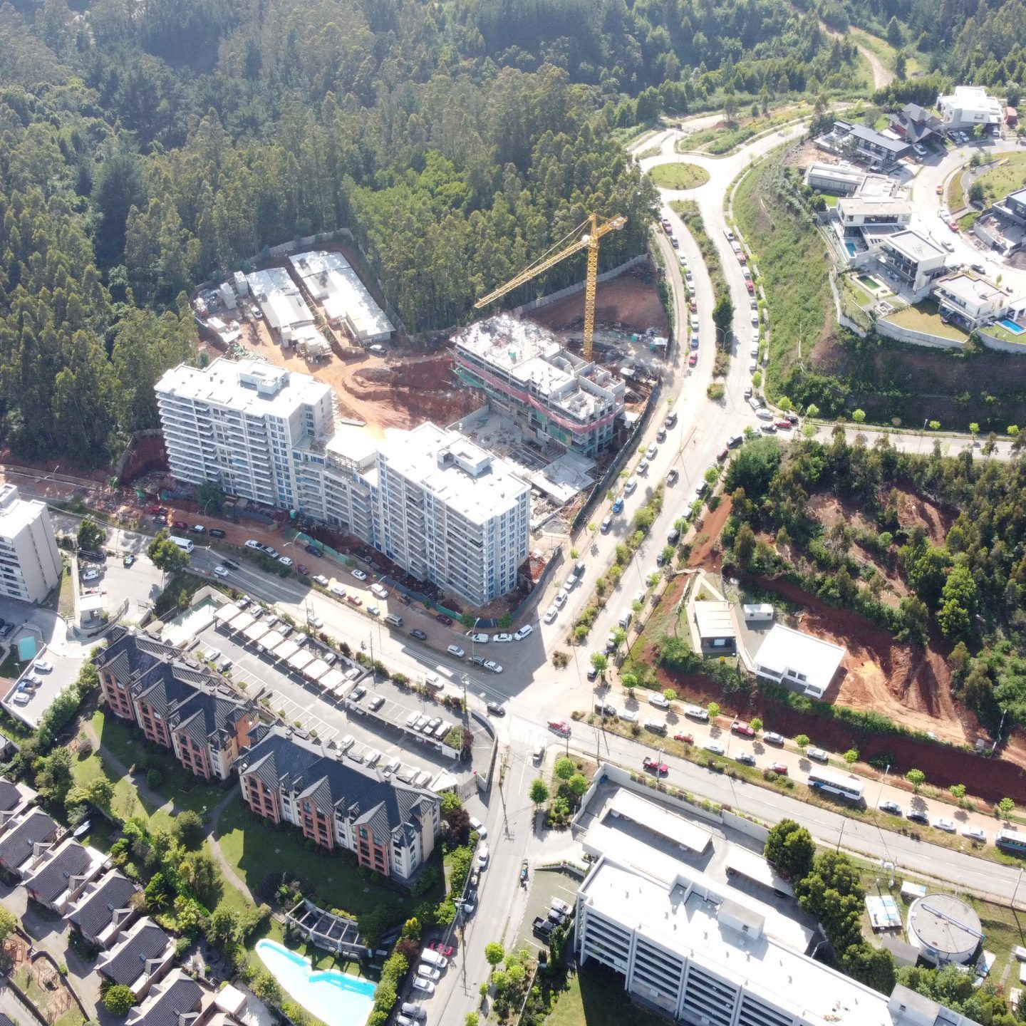 foto aerea proyecto inmobiliario