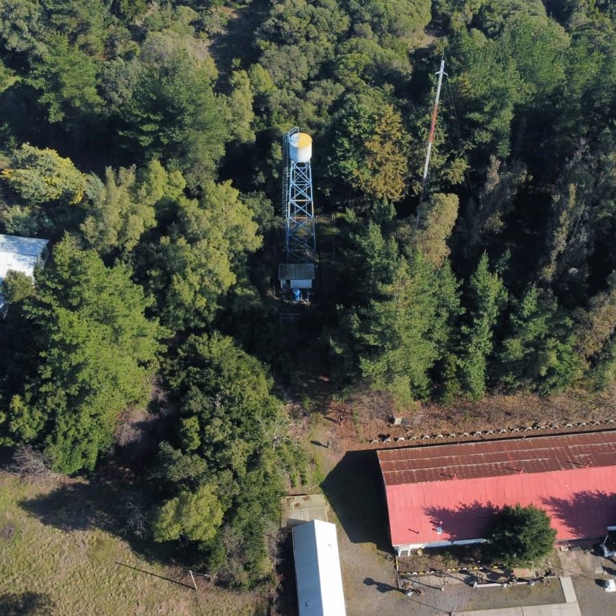 foto aerea terreno chile